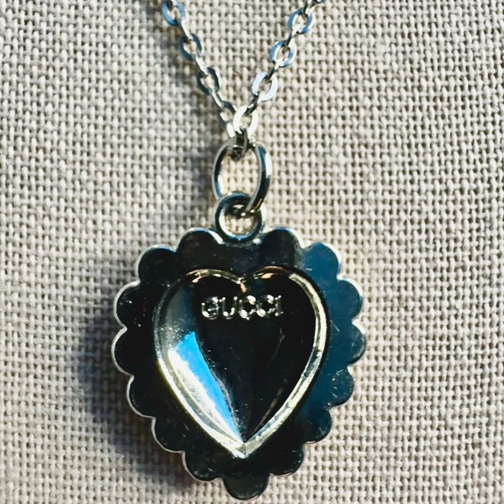 Gucci Heart Zipper Pull on Unbranded Necklace - Picture 2 of 4